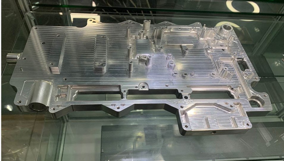 Large CNC machined battery tray