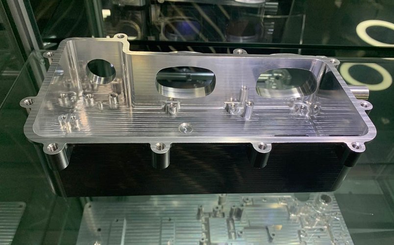 Machined aluminum heatsink