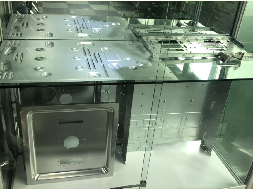 Batch of sheet metal enclosures